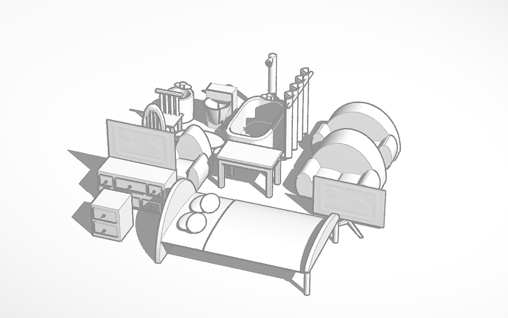 3D design Copy of Furniture - Tinkercad