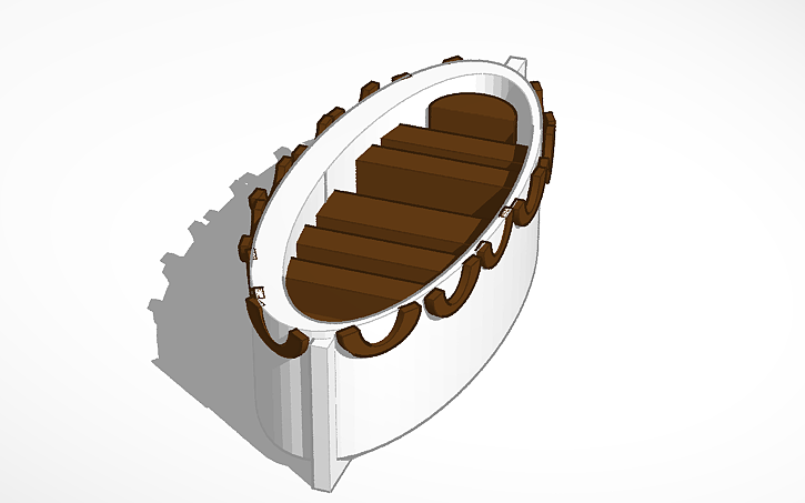 3D design Old lifeboat - Tinkercad