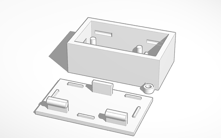 3D design Arduino Pro Micro Case - Tinkercad