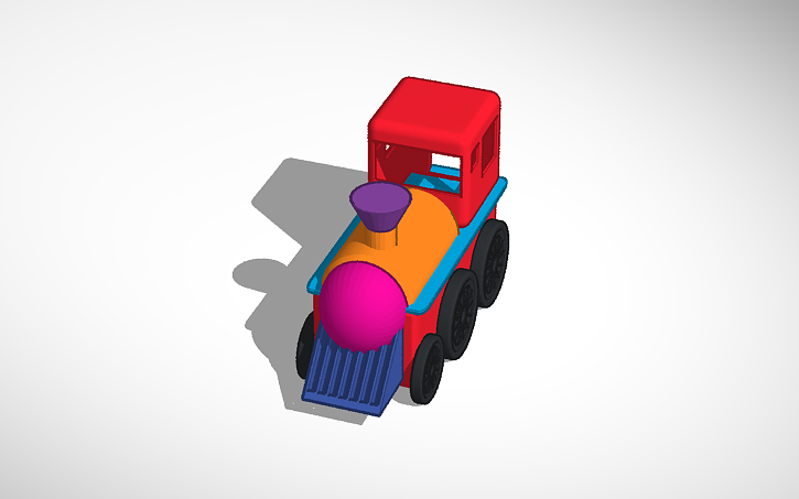 3D design Train - Tinkercad