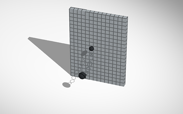 3D design simlab / hit the stone blocks wall - Tinkercad
