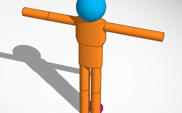 3D design Ragdoll - Tinkercad