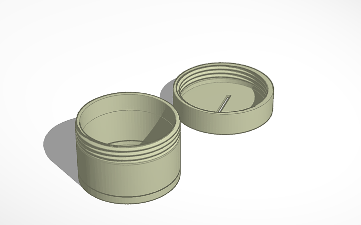 3D design coin box - Tinkercad