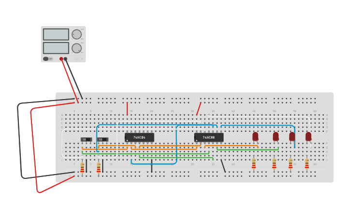 Circuit design lab 9a - Tinkercad