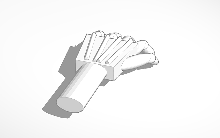 3D design hand Model - Tinkercad