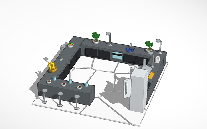 3D design Kitchen - Tinkercad