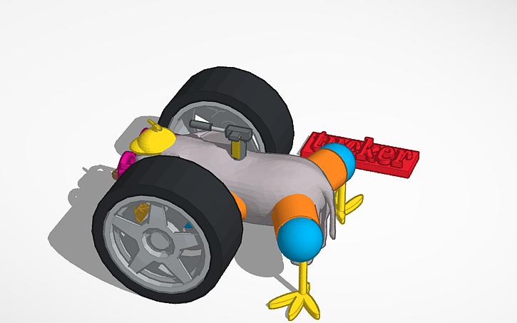 3D design normal trunk - Tinkercad