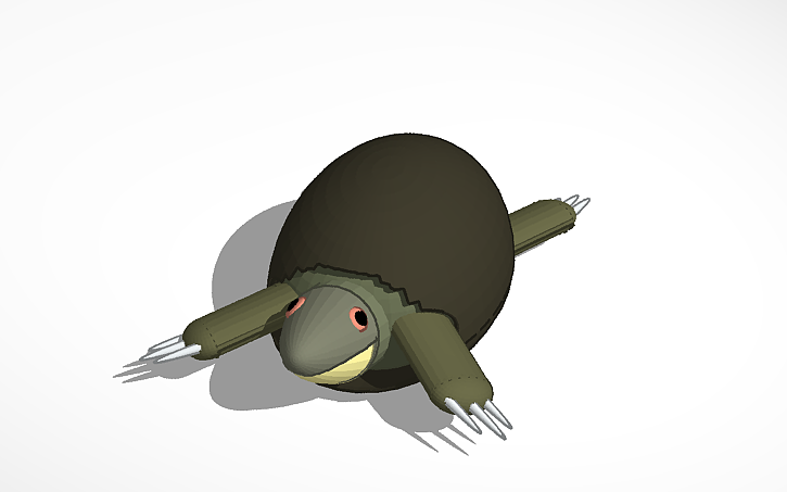 3D design Tortoise - Tinkercad
