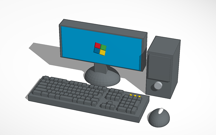 3D design computer - Tinkercad