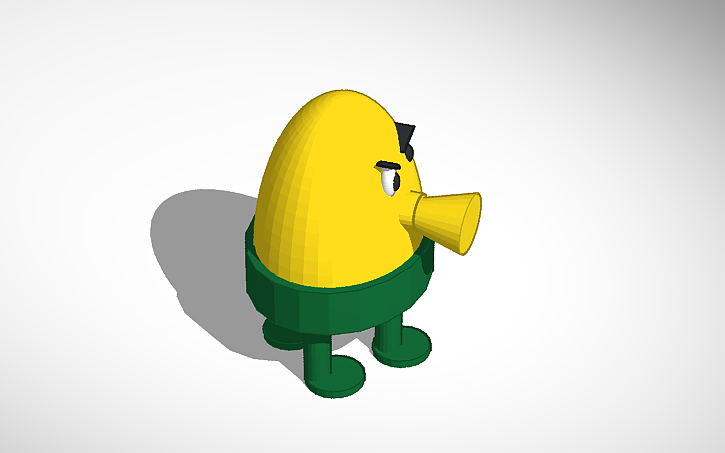 3D design doodle jump character - Tinkercad