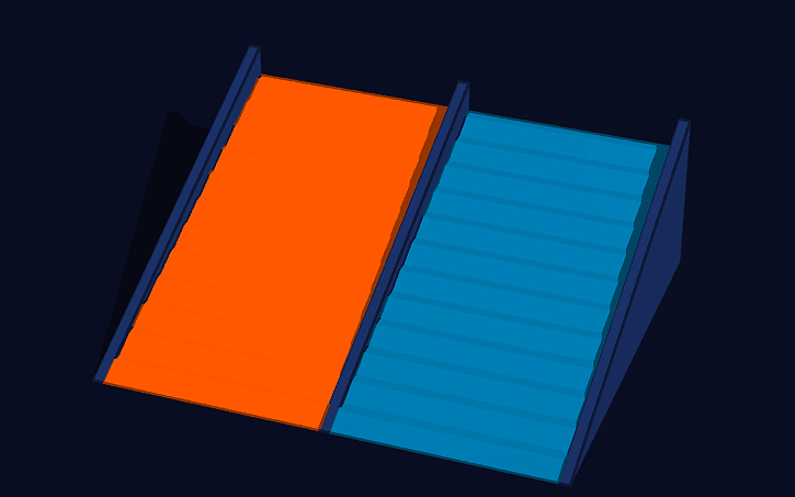 3D design Racecar Ramp - Tinkercad