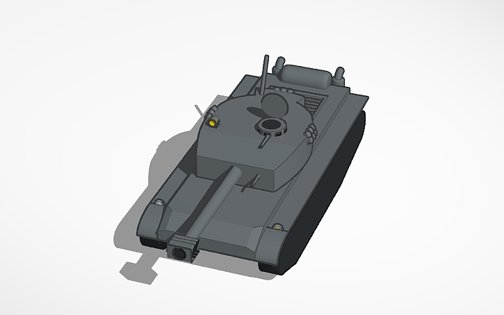 3D design Tiger tank sim lab - Tinkercad