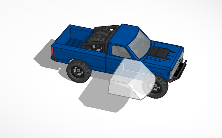 3D design 2F4U Ford Ranger - Tinkercad