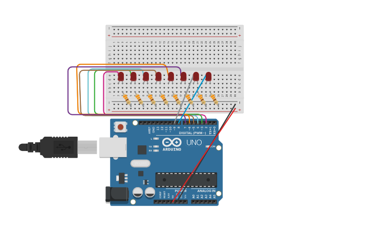 Arduino Tinker Circuit design TCE-Arduino IDE 04 - Tinkercad