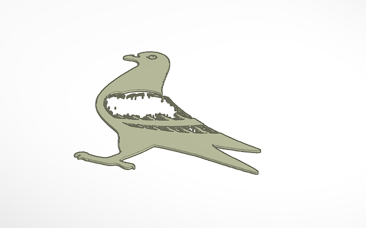 3D design Pigeon - Tinkercad