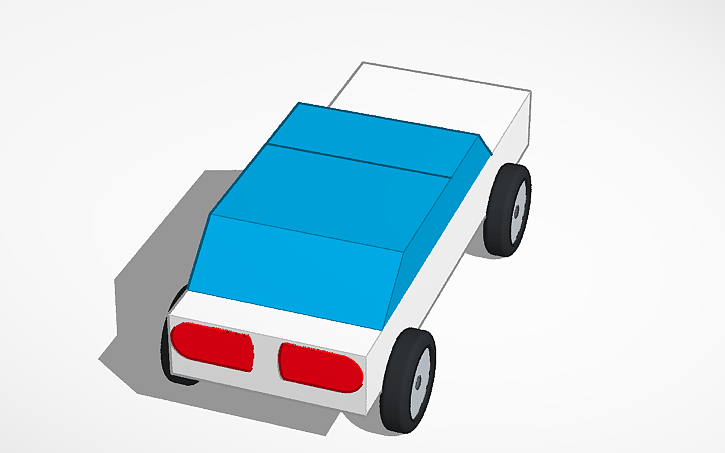 3D design Sim Lab car - Tinkercad