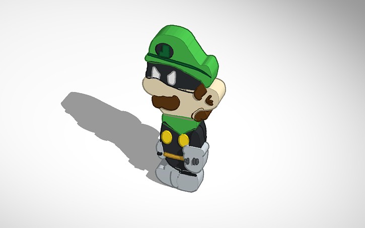 3D design Mr l super paper Mario (Nintendo) - Tinkercad