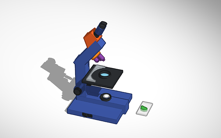 Microscope Cad 3D design Microscope - Tinkercad