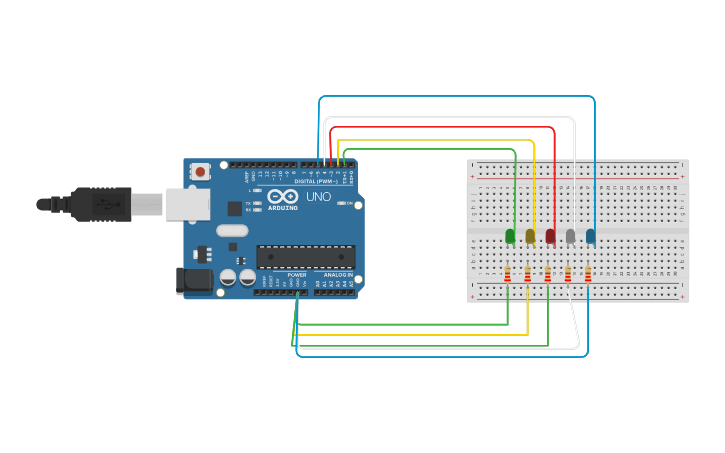 Circuit design Activity #2: Array Method - Tinkercad