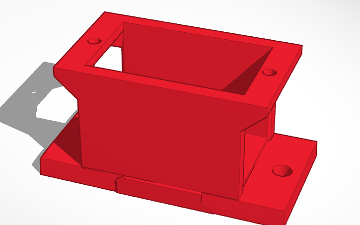 3D design Support servo 9g - Tinkercad