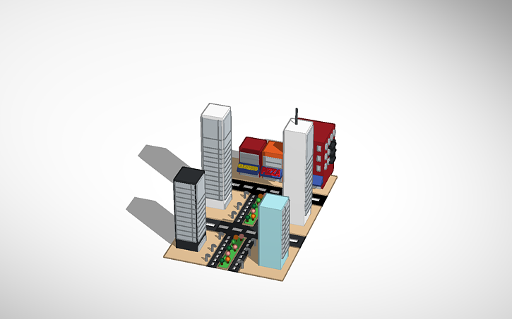 3D design City - Tinkercad