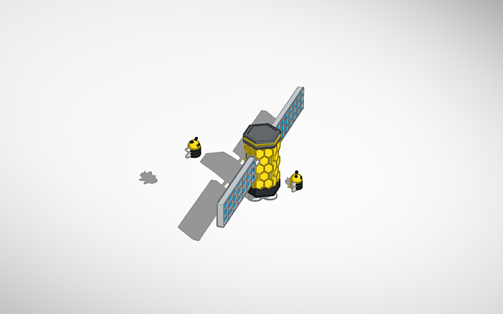 3D design Space Debris bee method 1 BY THE SPACE FALCONS - Tinkercad