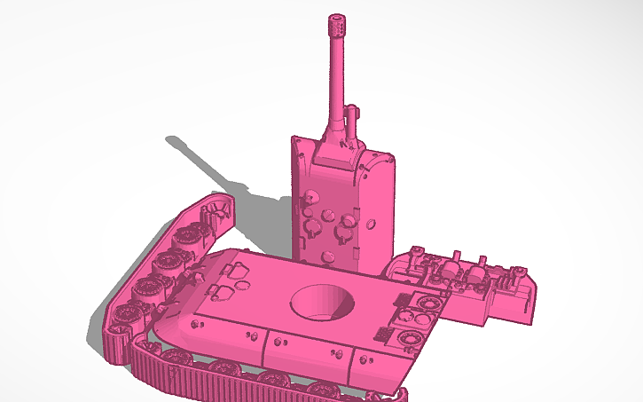 3D design Танк E-100(World of Tanks) - Tinkercad
