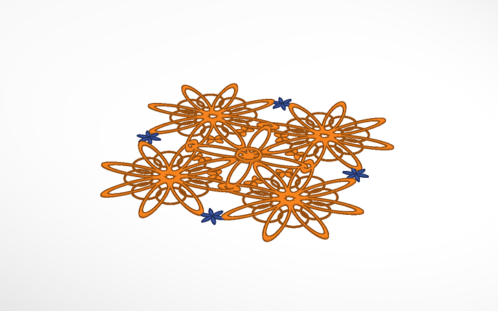 3D design Eva Pattern - Tinkercad
