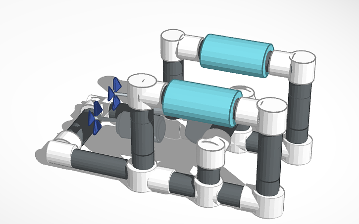 3D design Underwater Robot Replica R.O.V - Tinkercad