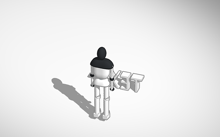 3D design Tesla bot - Tinkercad