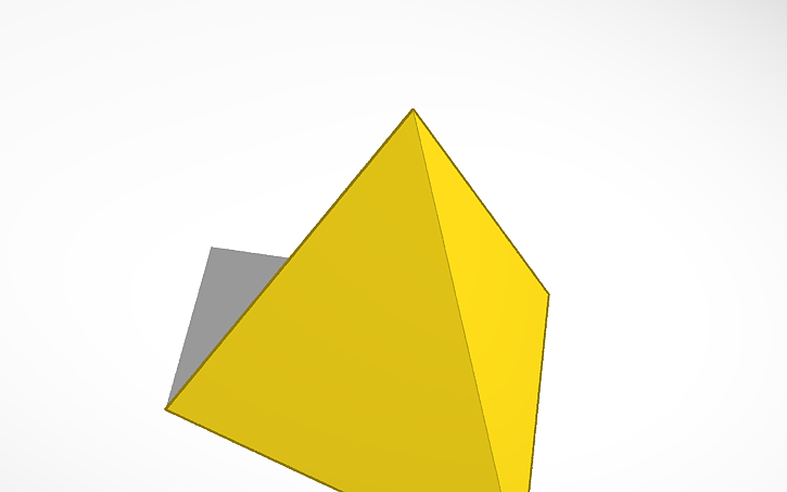 Pyramid With Triangular Base Revit 3D design Triangle based pyramid - Tinkercad