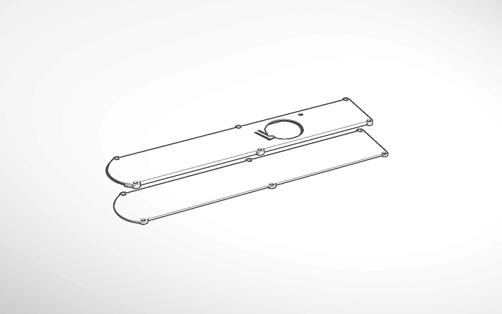 3D design Assassins creed hidden blade dual extended part 2 - Tinkercad