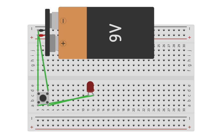 Test Light Design Circuit design simple test light - Tinkercad