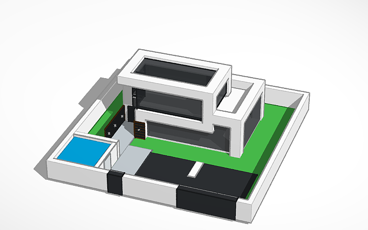 3D design Dream home - Tinkercad