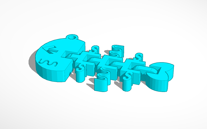 3D design fish - Tinkercad