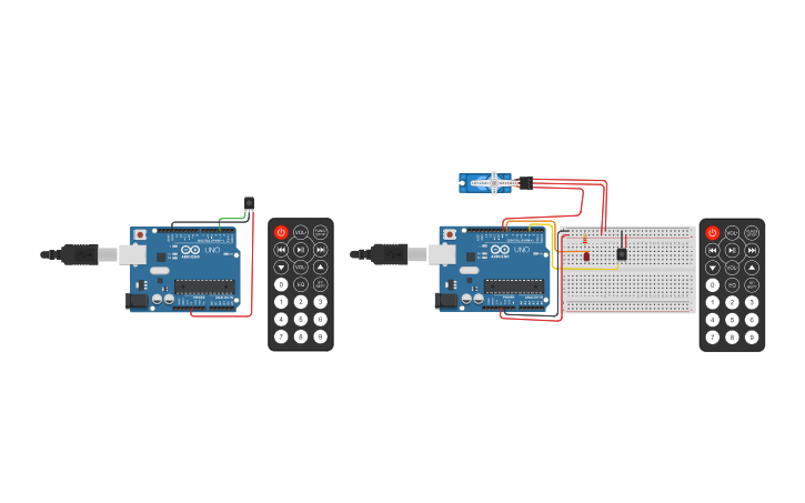 Circuit design IR SIMULATION FOR STUDENTS - Tinkercad