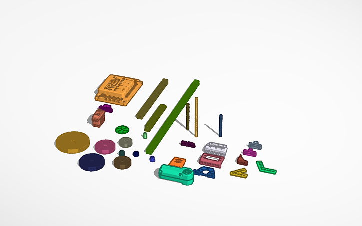 Tinkercad Components List 3D design Parts Library - Tinkercad
