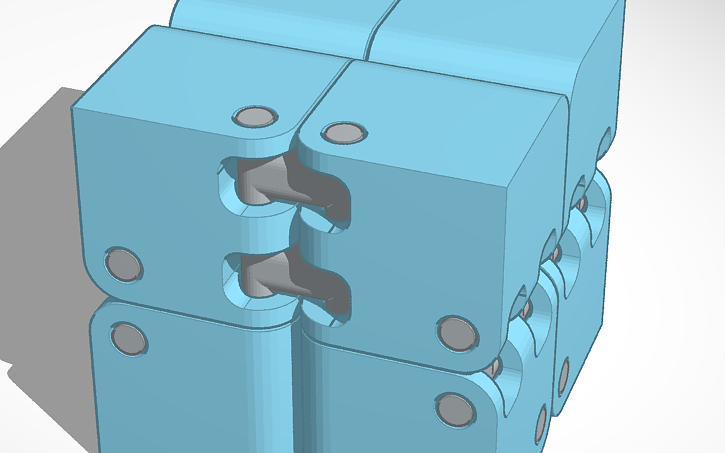 3D design Infinity Cube - Tinkercad