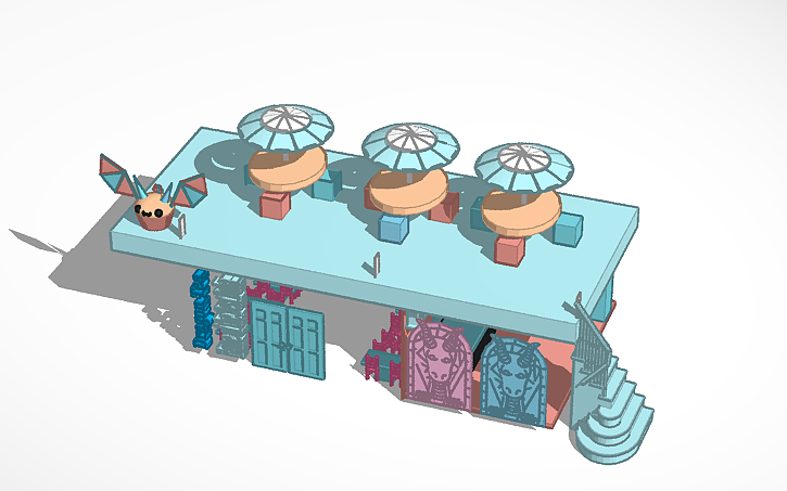 3D design My Bubble Tea Cafe - Tinkercad