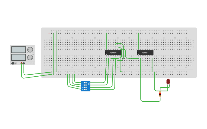 Circuit design ODD PARITY GENERATOR - Tinkercad