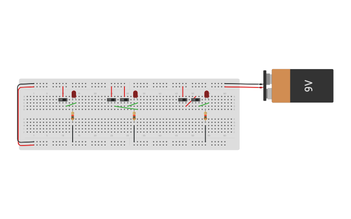 Circuit design Slideswitch LED - Tinkercad