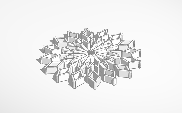 3D design Snowflake - Tinkercad