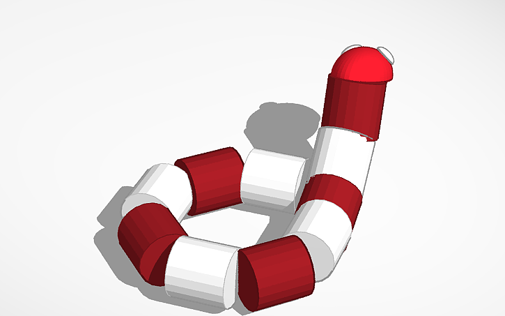 3D design snake modal - Tinkercad