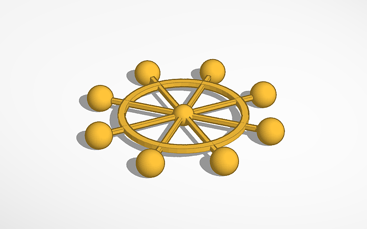 3D design Mahoraga's Wheel - Tinkercad