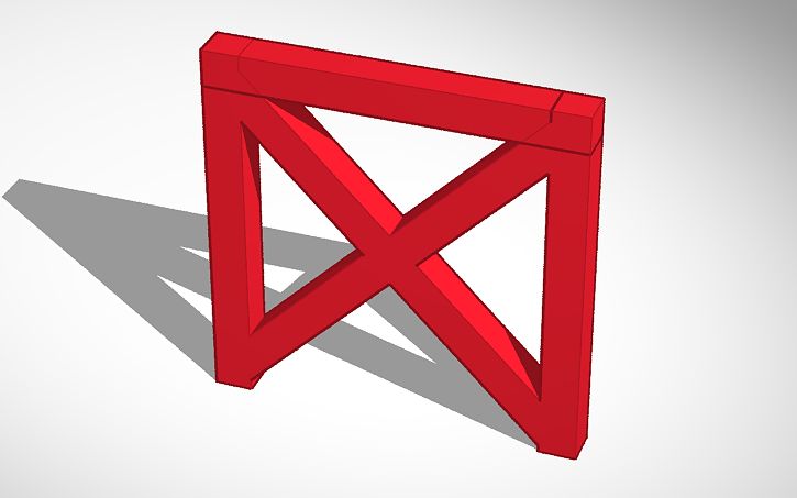 3D design Support structure - Tinkercad