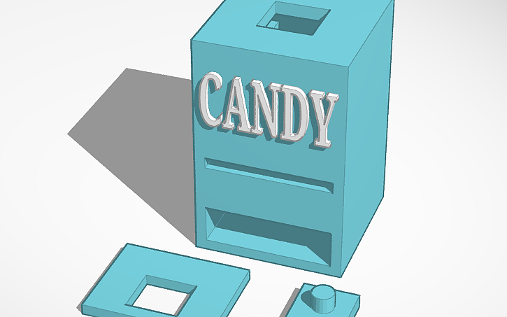 Candy Machine Basic Design 3D design Candy Machine - Tinkercad