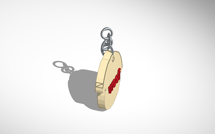 3D design KeyChain - Tinkercad