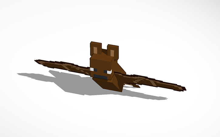 Minecraft Bat Mini Build 3D design minecraft bat - Tinkercad