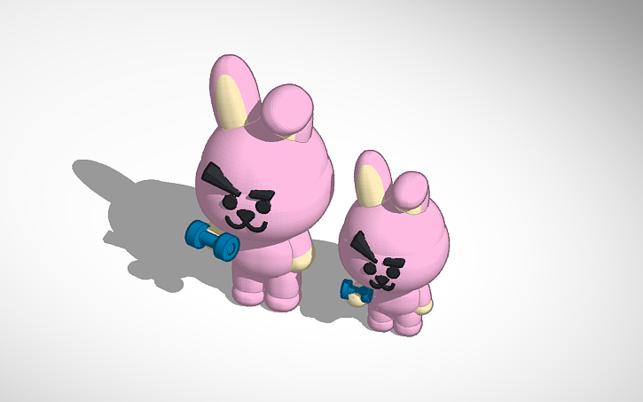 3D design BTS COOKY_ATOPLANET - Tinkercad