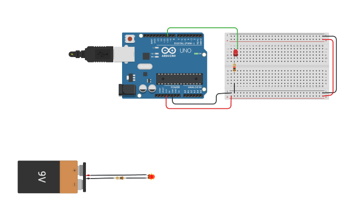 Circuit design Debugging Arduino - Tinkercad